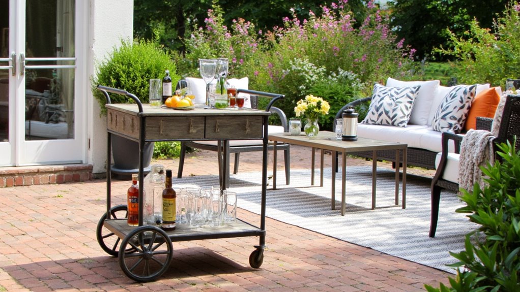 mobile bar with elegance