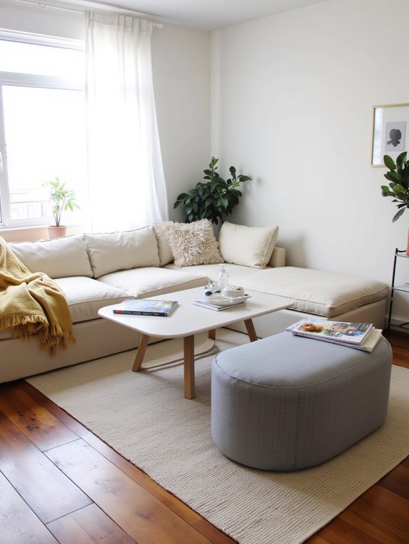 multi use furniture maximizes space