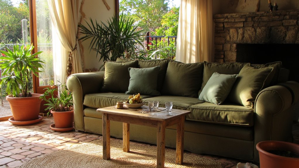 natural tranquility in interiors