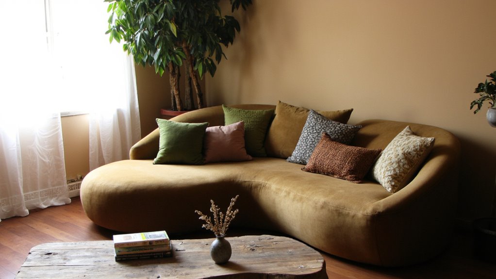 nature inspired curved luxury sofas