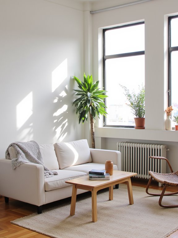 nature inspired minimalistic decor