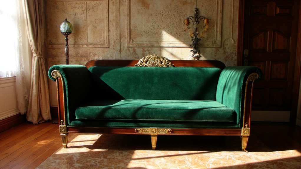 opulent geometric sofa elegance