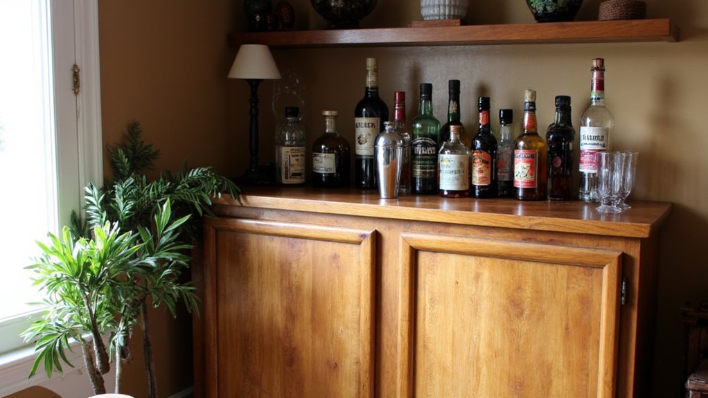 organized bar storage tips