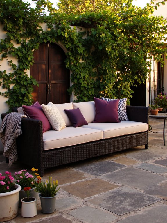 outdoor stylish sofa retreat