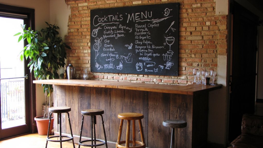 personalize your bar menu