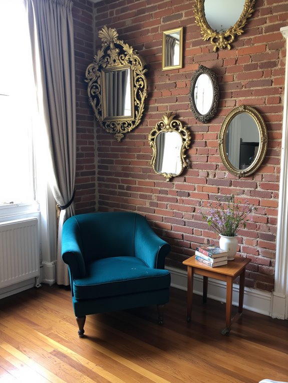 personalized artful mirror decor