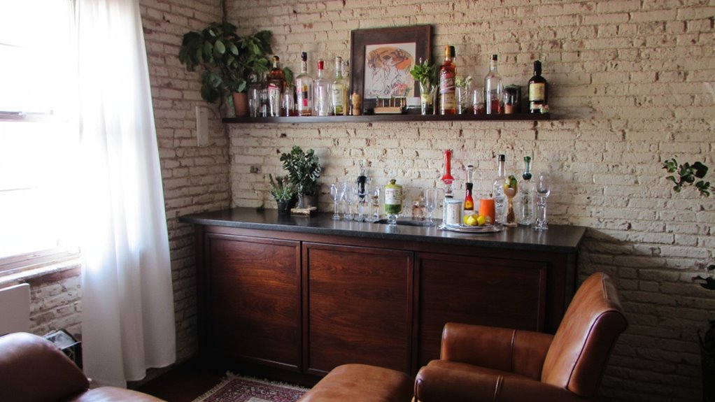 personalized wet bar decor