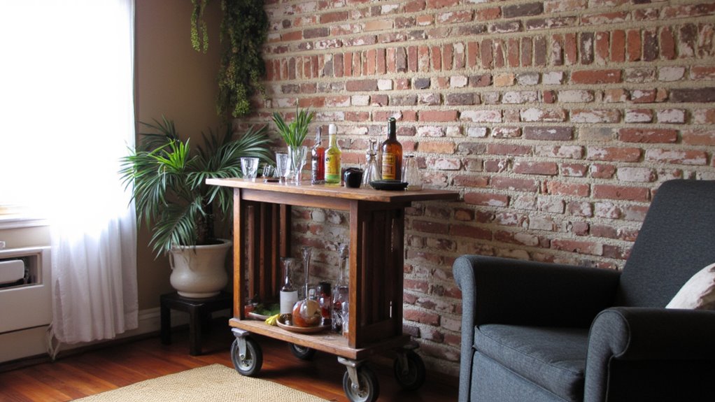 portable home bar setup