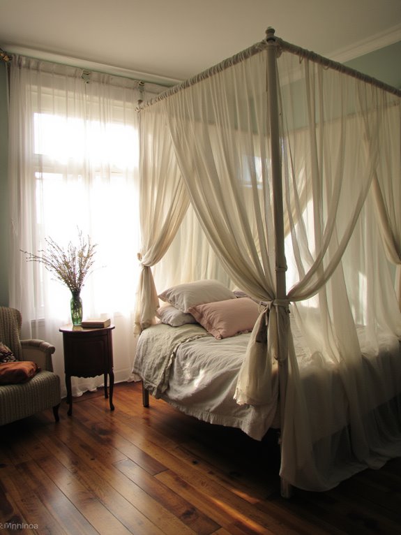 romantic canopy bed design