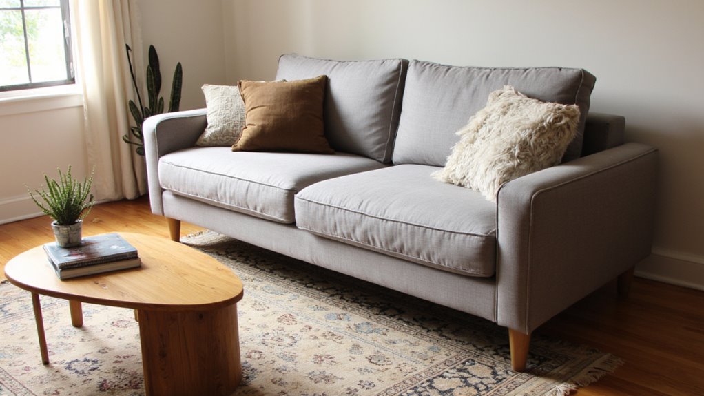 rug sofa balance harmony