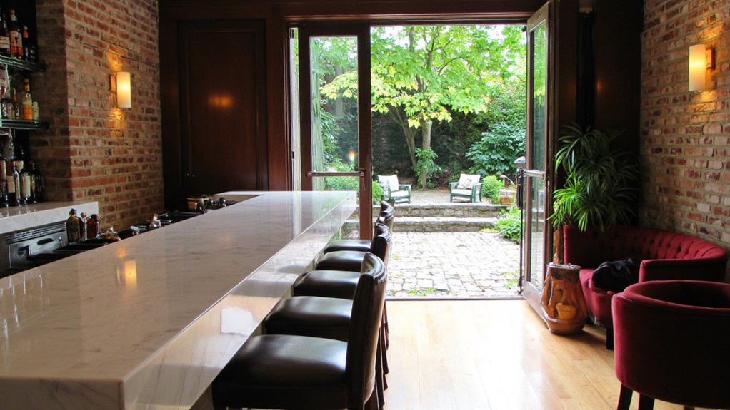 seamless indoor outdoor bar experience