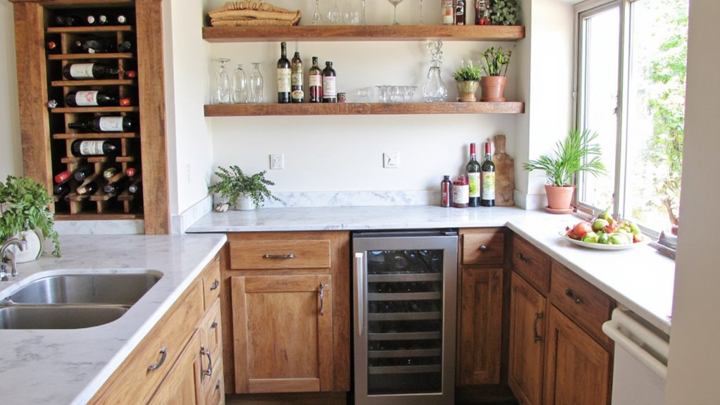 seamless wine bar integration