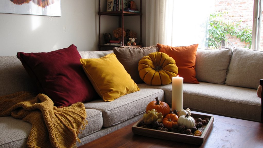 seasonal sofa decor ideas