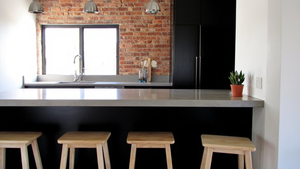 sleek minimalist bar design