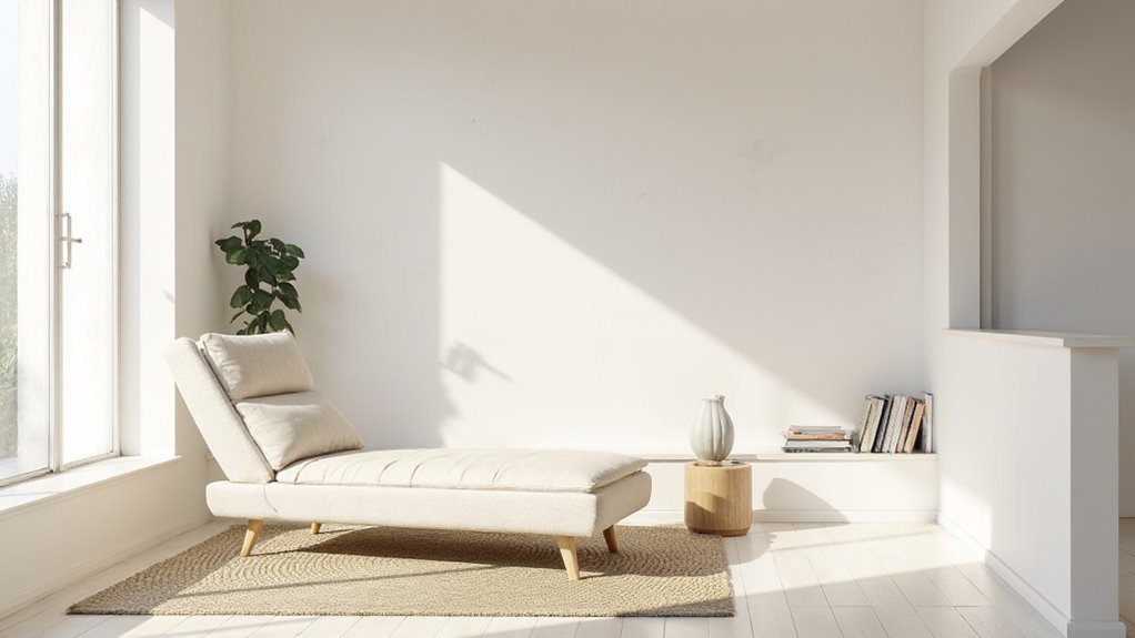 sleek minimalist relaxation retreat