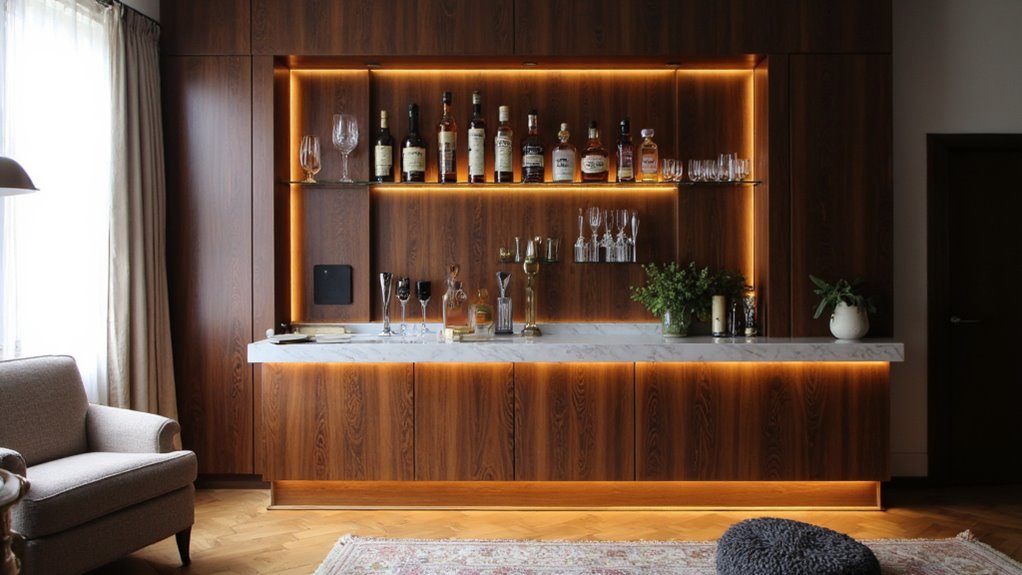 smart bar wall features