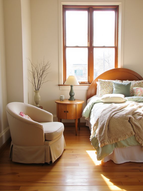 softly curved furniture soothing