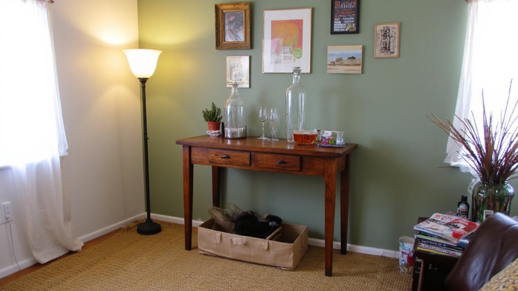 stylish console table bar