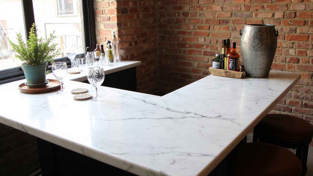 stylish marble bar accessories