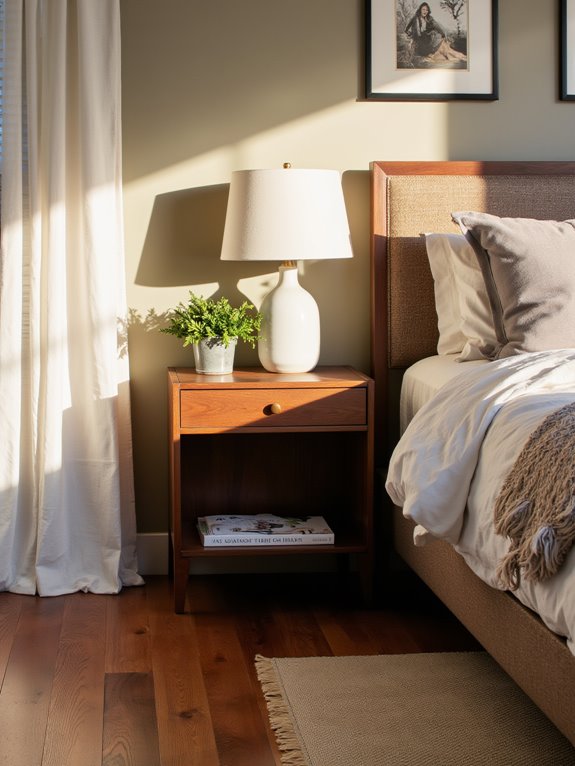 stylish nightstands with storage