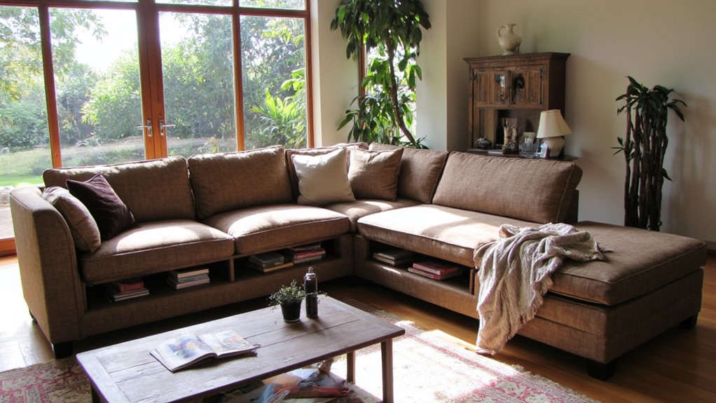 stylish sectional storage solutions