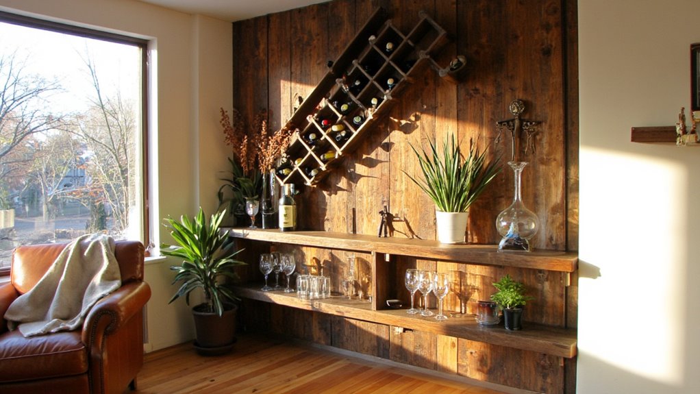 stylish space saving wine racks