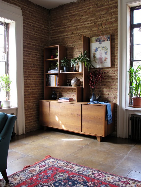 stylish storage enhances aesthetics