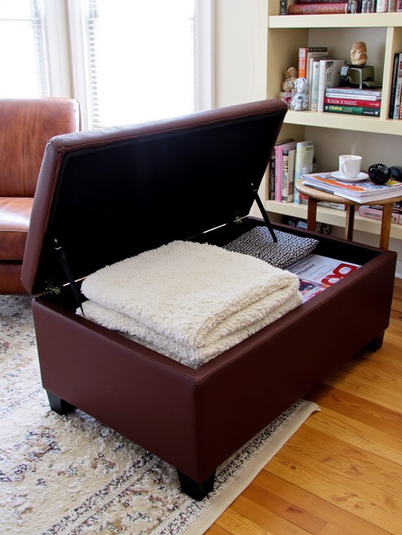 stylish storage seating solution