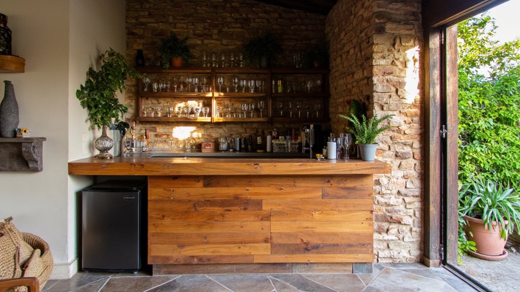 sustainable luxury bar design