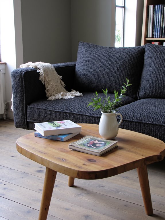 textured sofas enhance minimalism