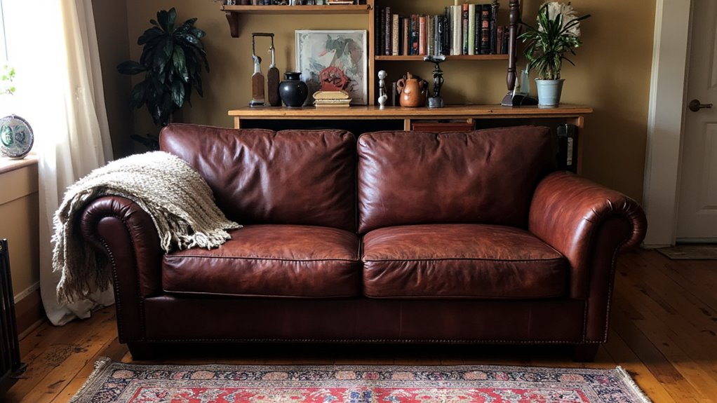 timeless leather sofa elegance