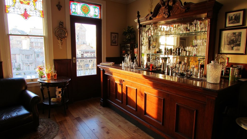 timeless vintage bar charm