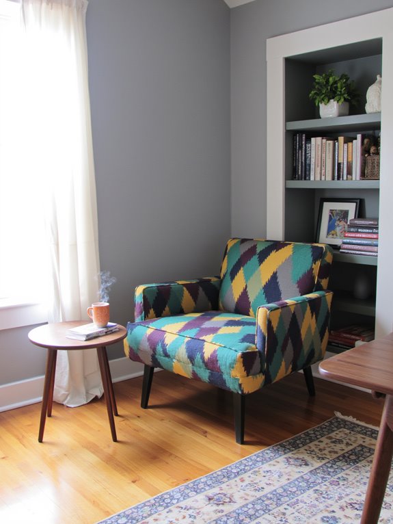 transformative bold patterned chairs