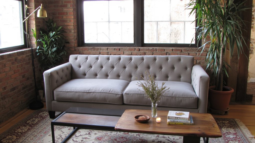 tufted sofa styling ideas