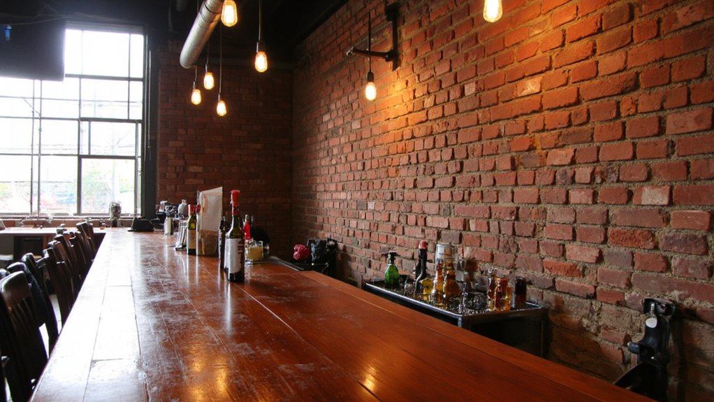 urban industrial bar aesthetics