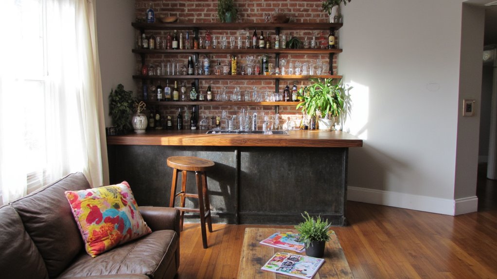 versatile inviting bar space