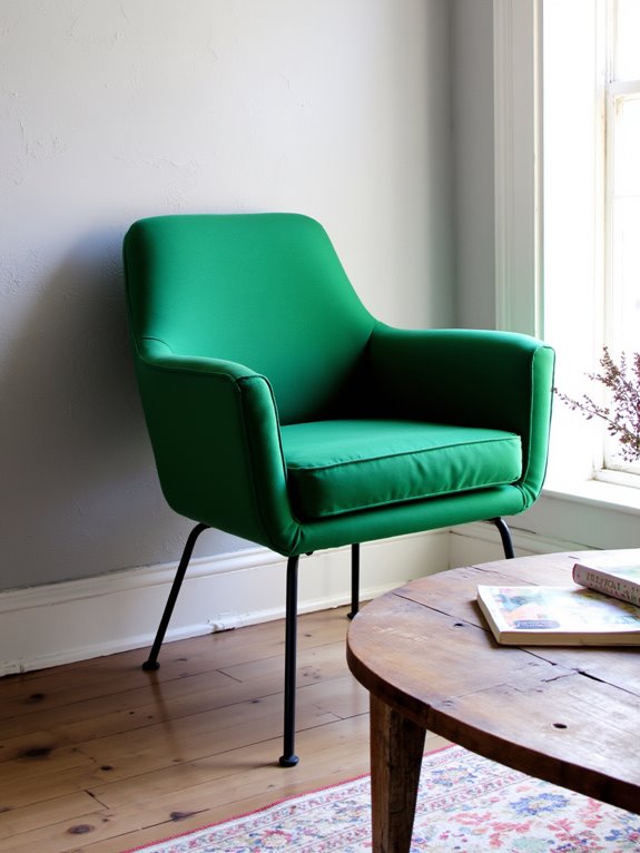 vibrant bold color upholstery