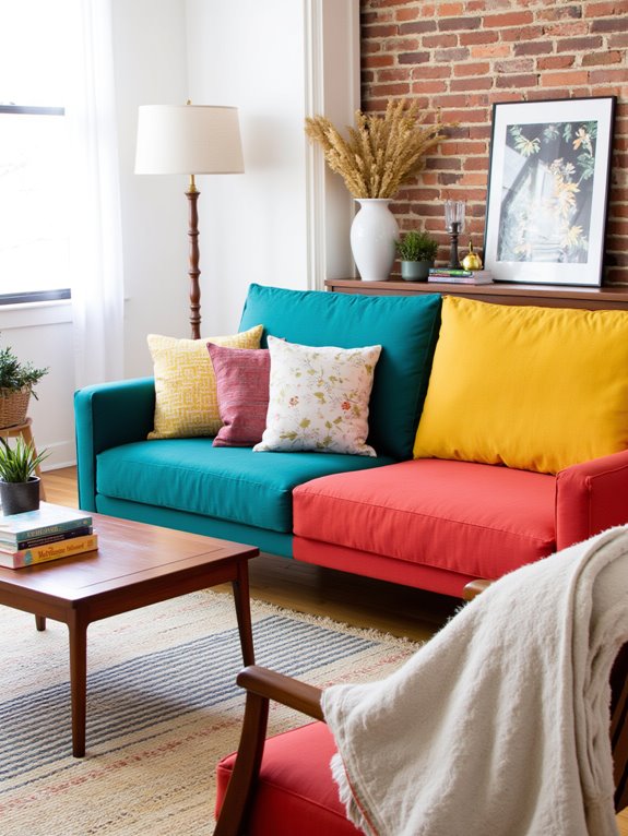 vibrant color blocking techniques