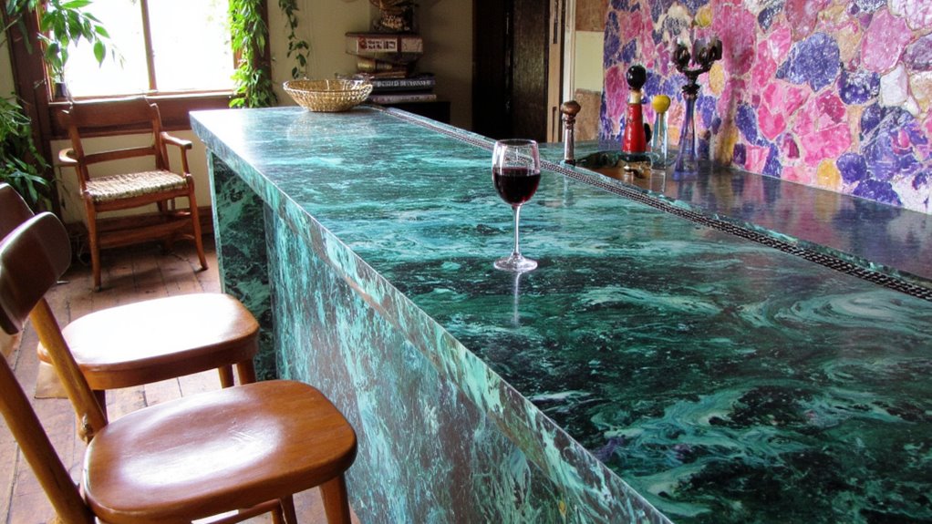 vibrant colorful marble designs