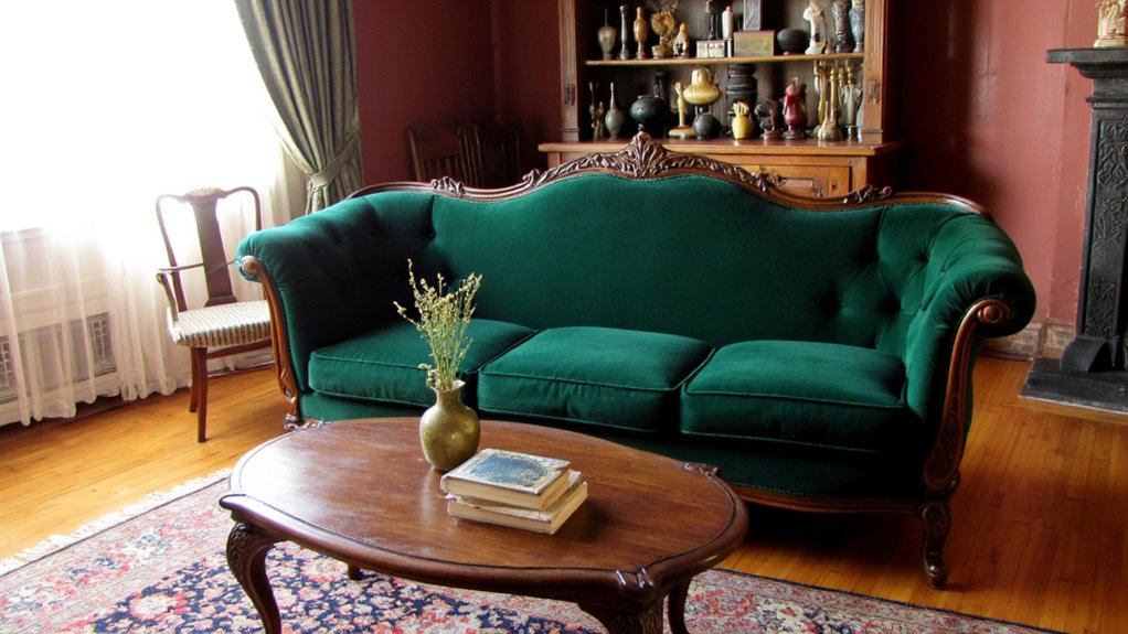 vintage sofas create warmth