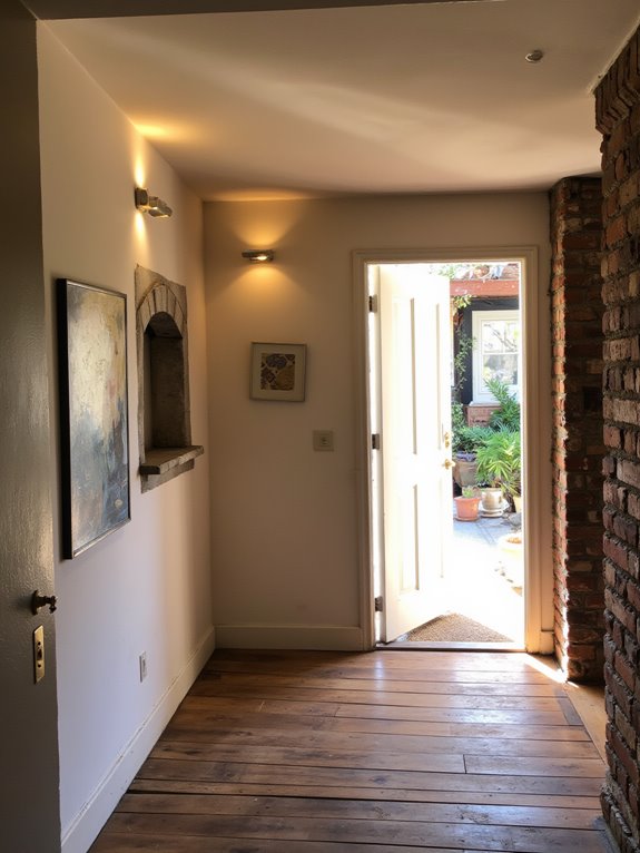 accent lighting enhances features