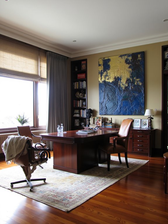 art enhances office environment