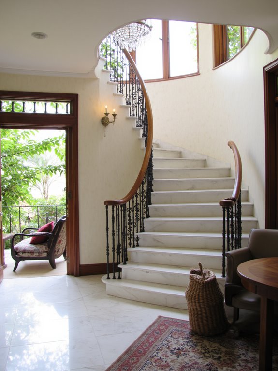 artistic functional staircase design