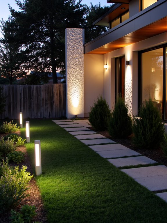 artistic lighting enhances ambiance