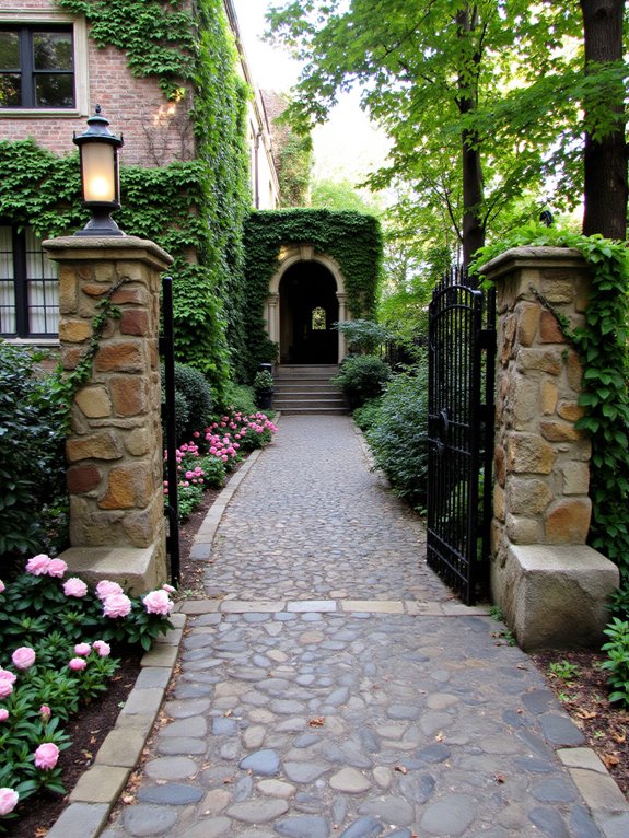 artistic walkway design elements