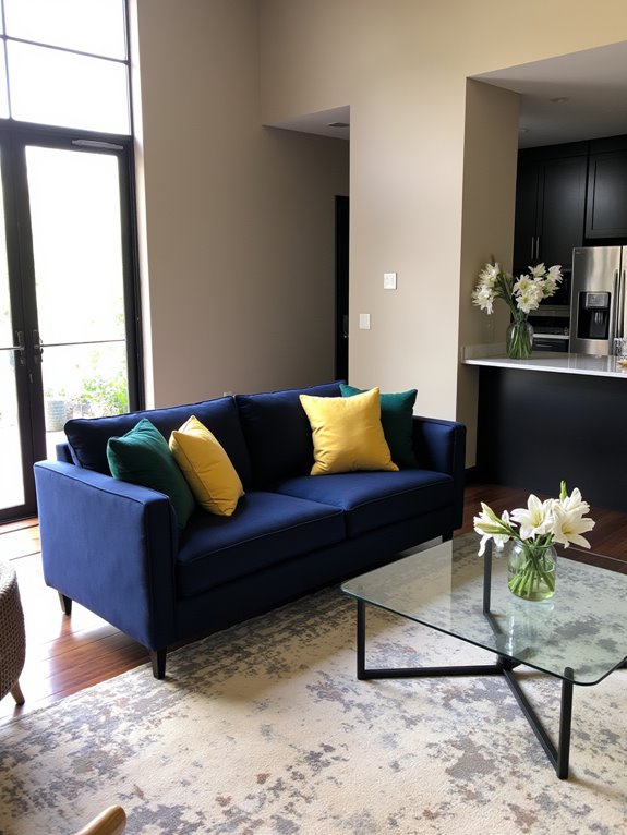 balanced colors and textures