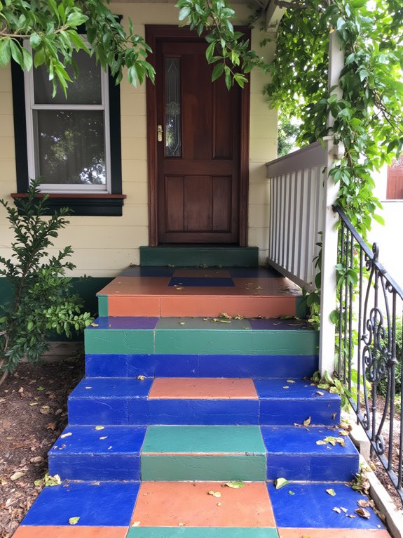 bold colorful geometric design