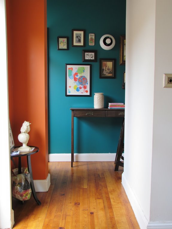 bold colors create focal point