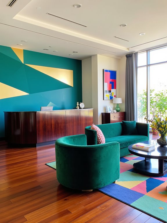 bold colors elevate reception