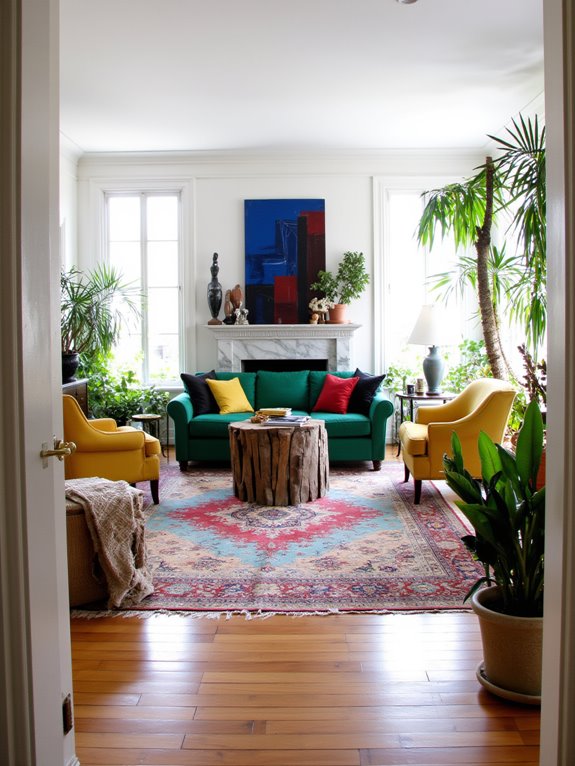 bold colors enhance luxury